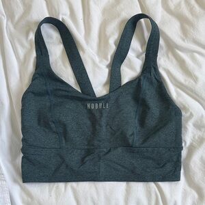 NOBULL Women's Deep Teal Sports Bra